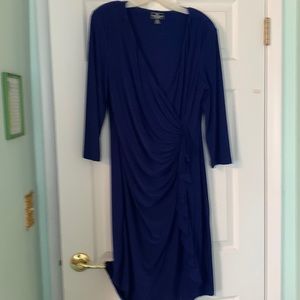 Royal blue long sleeve dress